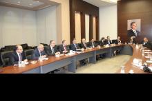 جانب من  اجتماع الكتلة في بيت الوسط 