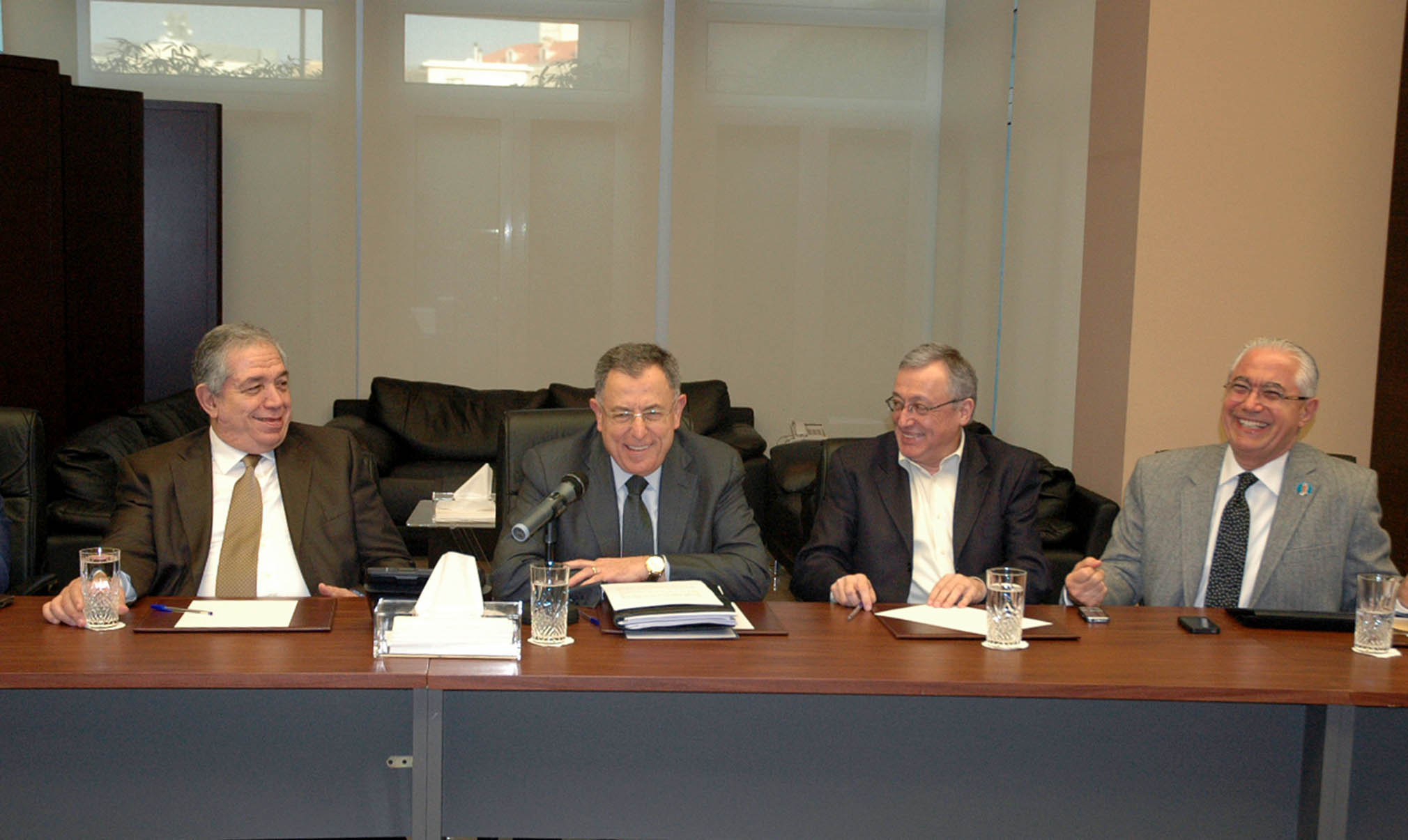 جانب من اجتماع كتلة المستقبل في بيت الوسط