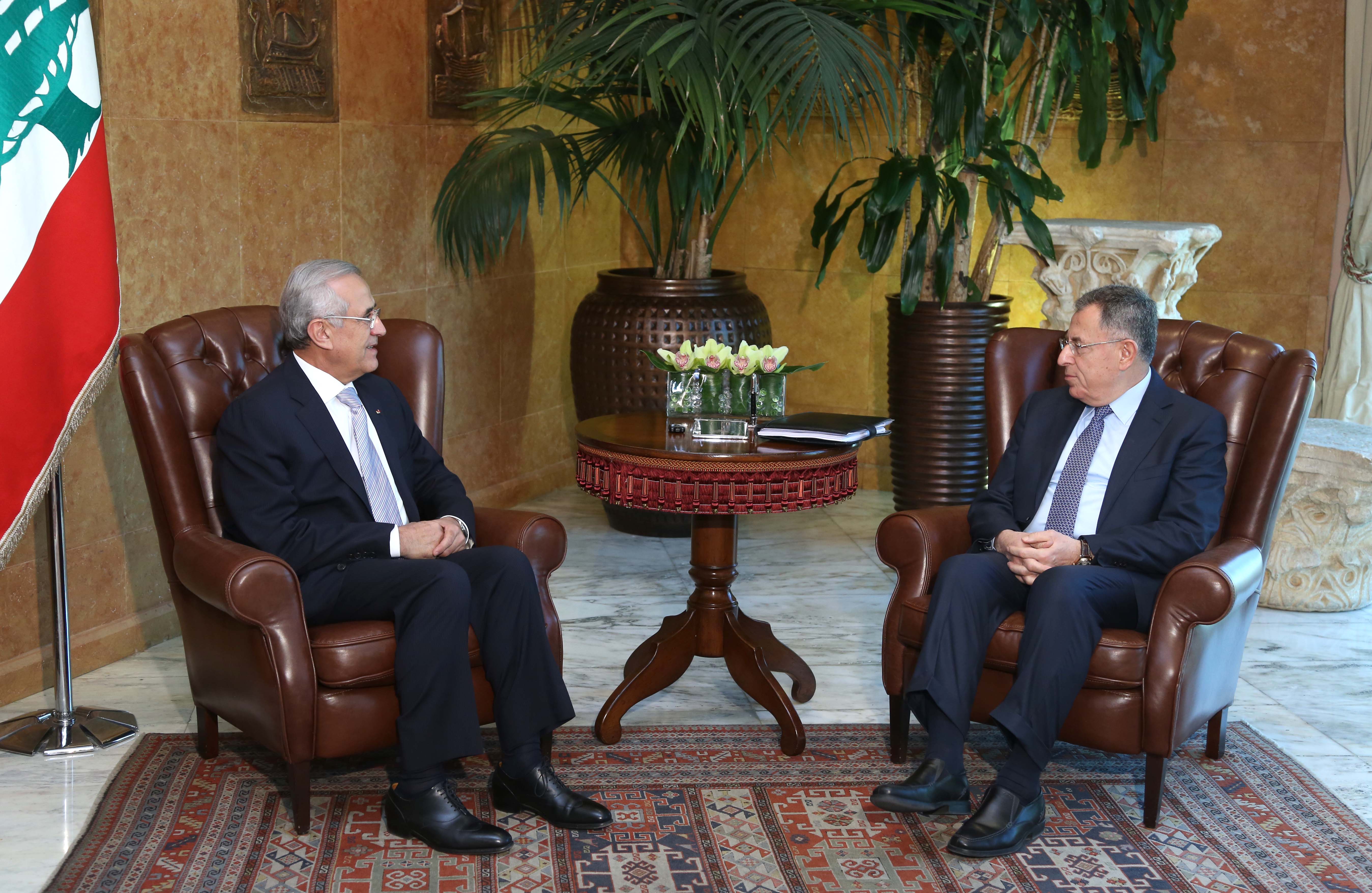 الرئيس سليمان مستقبل الرئيس السنيورة 